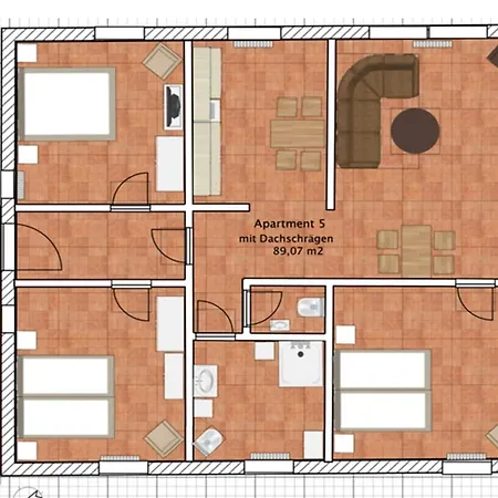 Appartement Fuer Bis Zu 7 Personen Im Lepels Hof *